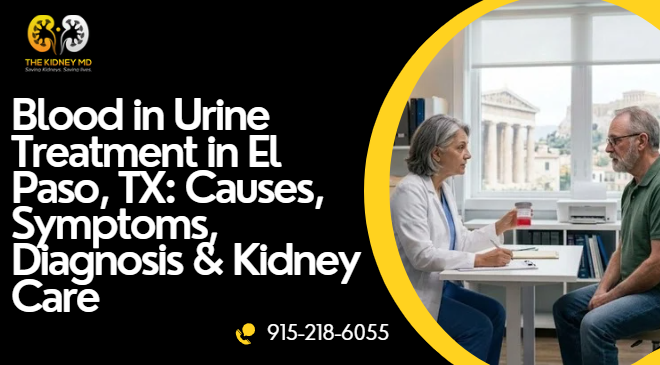 Blog 1 Blood in Urine Treatment in El Paso, TX: Causes, Symptoms, Diagnosis & Kidney Care