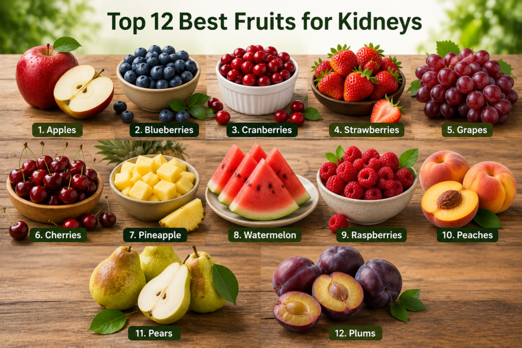 Top 12 Fruits That Support Kidney Health