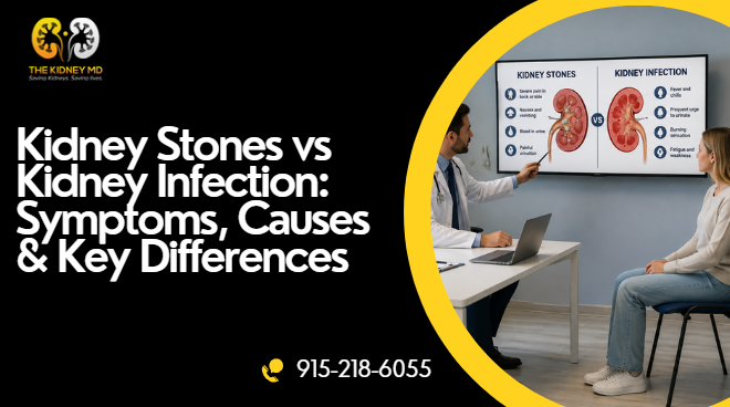 Blog 1 Kidney Stones vs Kidney Infection: Symptoms, Causes & Key Differences