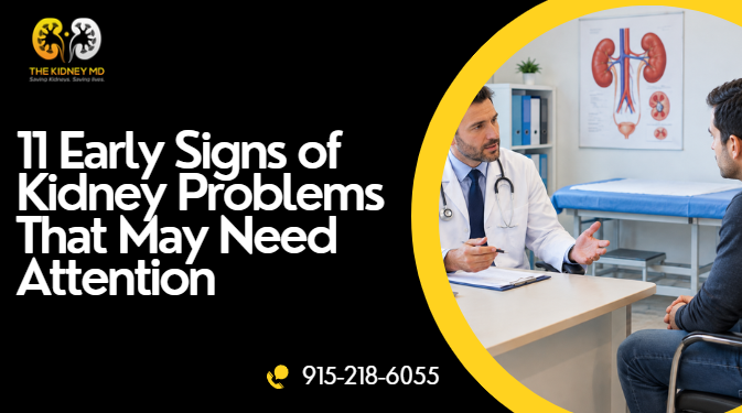 11 Early Signs of Kidney Problems That May Need Attention