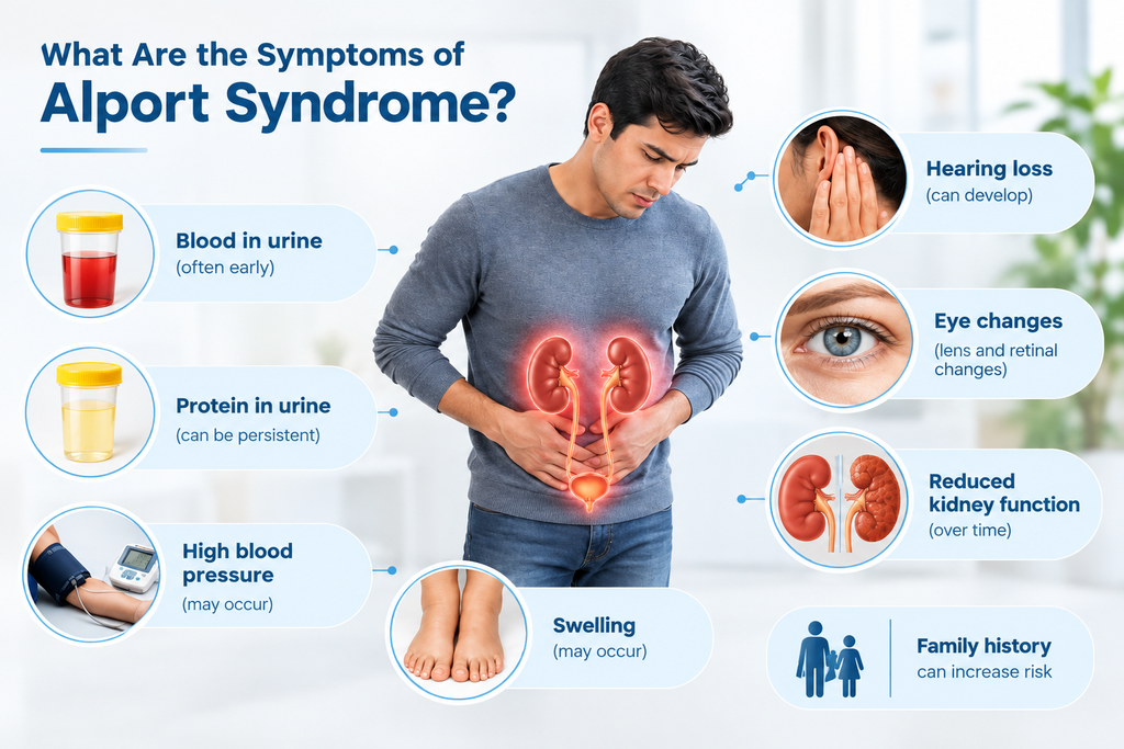 Alport Syndrome: Symptoms, Causes and Kidney Care 2 alport syndrome symptoms